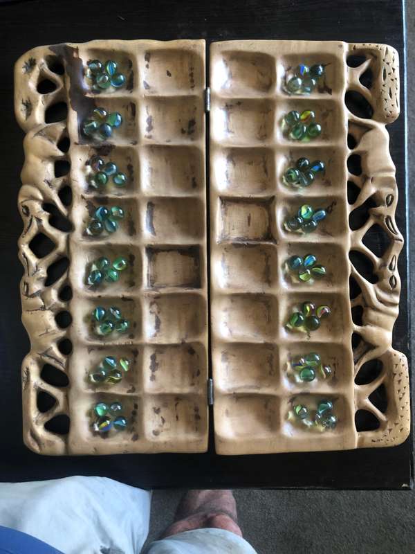 Mancala African board gamee