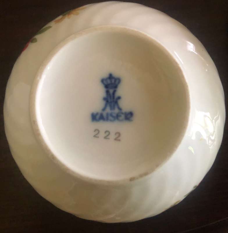 Vintage Kaiser 6 cup tea set