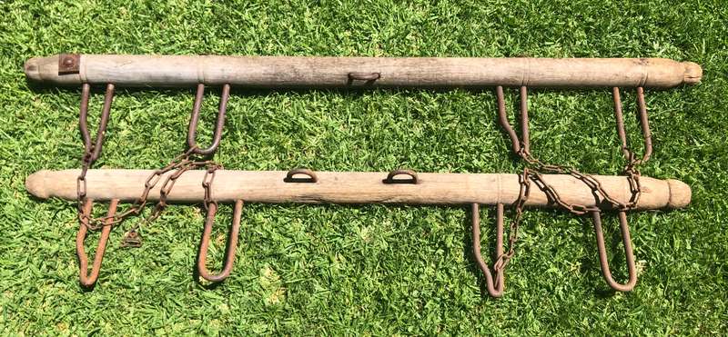 Ox wagon yokes - antique