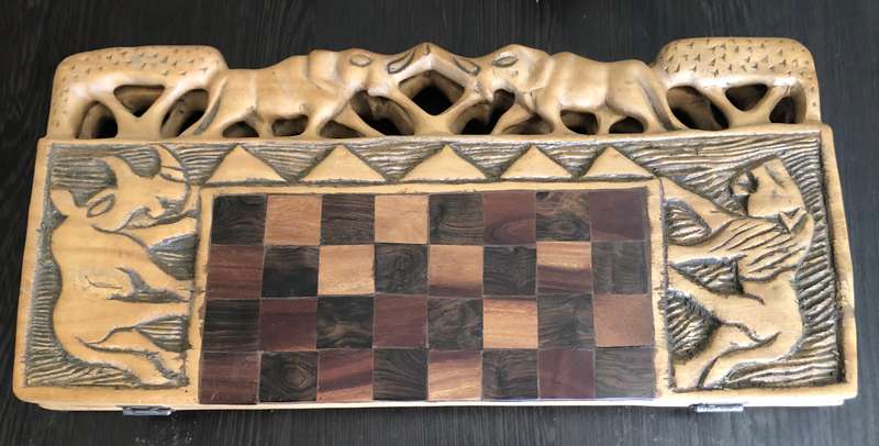 Mancala African board gamee