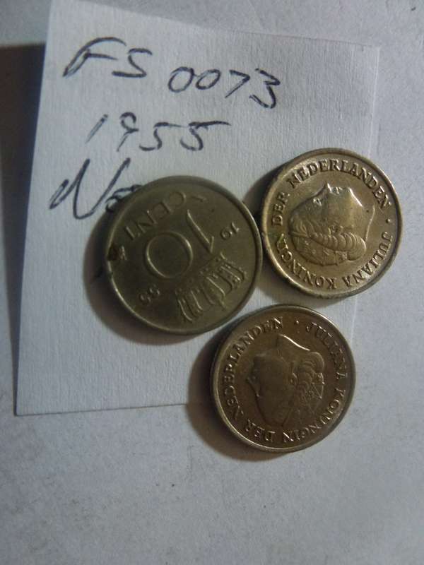 1955 Netherlands 10 cent