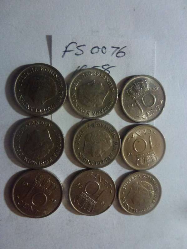 1958 Netherlands 10 cent