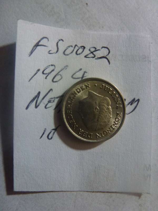 1964 Netherlands 10 cent
