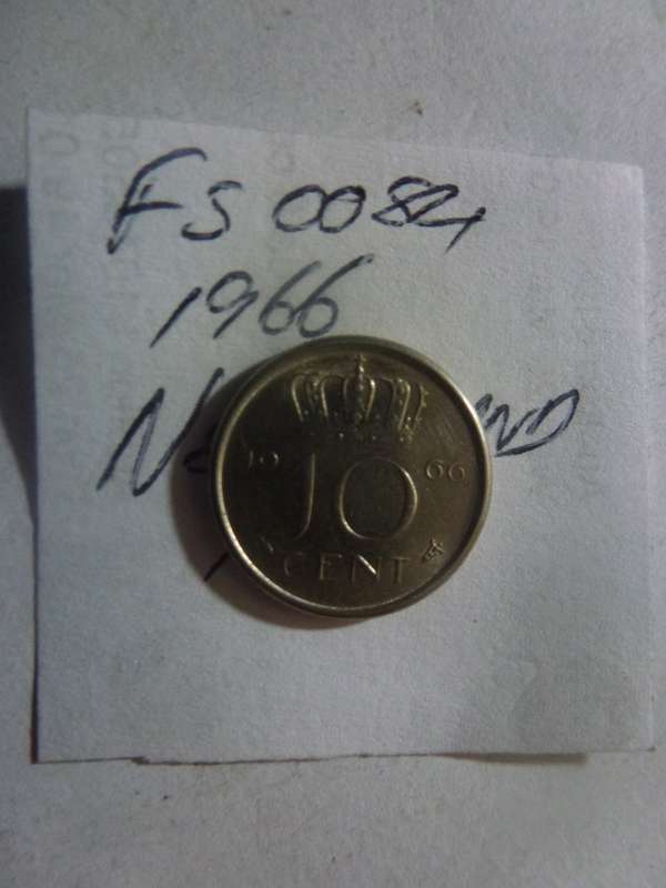 1966 Netherlands 10 cent