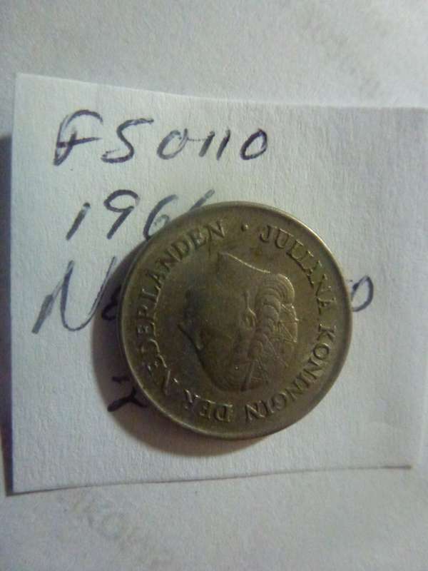 1966 Netherlands 25 cent