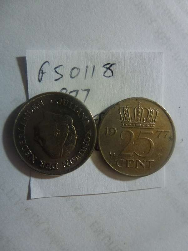1977 Netherlands 25 cent