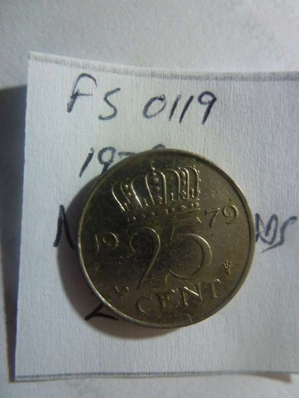 1979 Netherlands 25 cent