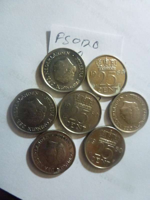 1980 Netherlands 25 cent