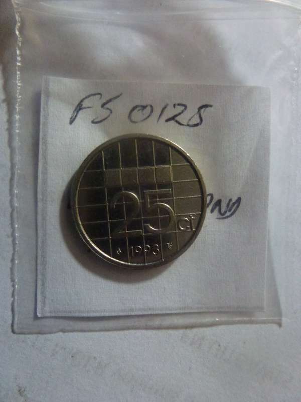 1993 Netherlands 25 cent