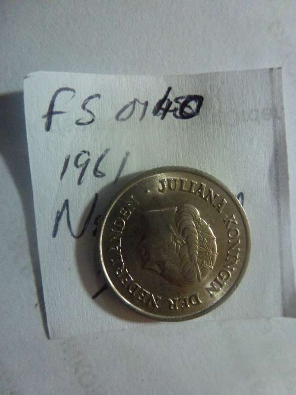 1961 Netherlands 25 cent