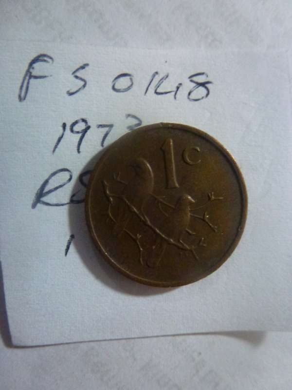 1973 Republic of South Africa 1 cent