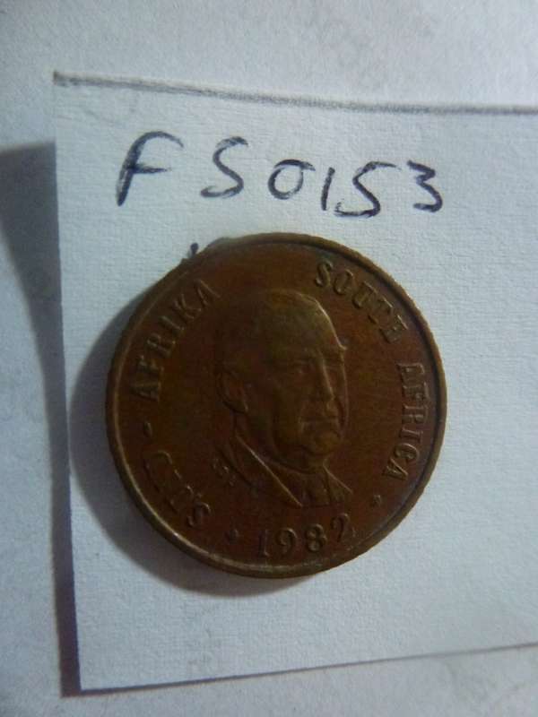 1982 Republic of South Africa 1 cent