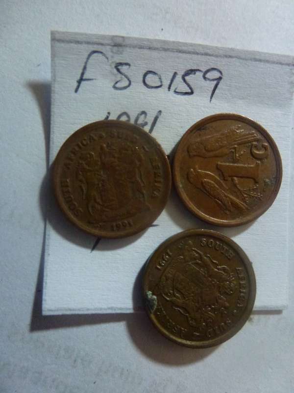 1991 Republic of South Africa 1 cent