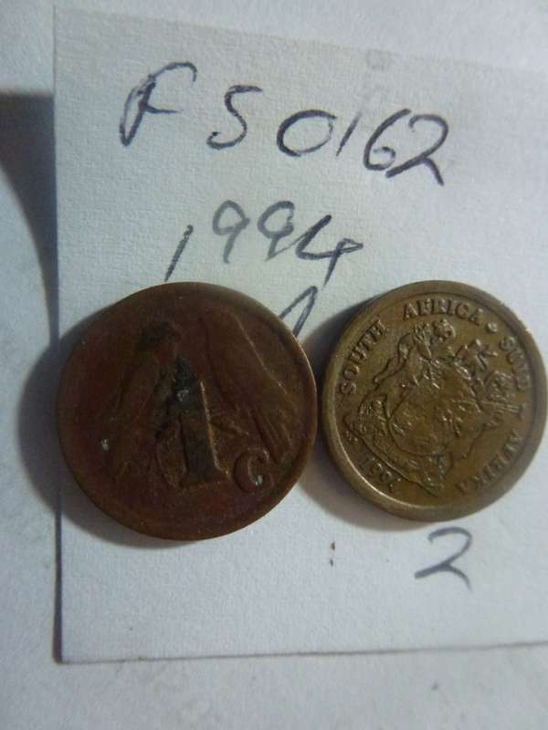 1994 Republic of South Africa 1 cent