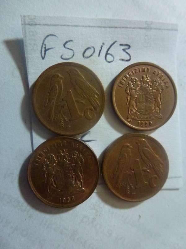 1996 Republic of South Africa 1 cent