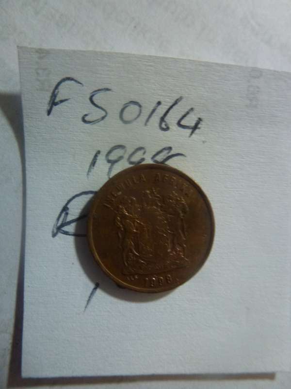 1998 Republic of South Africa 1 cent