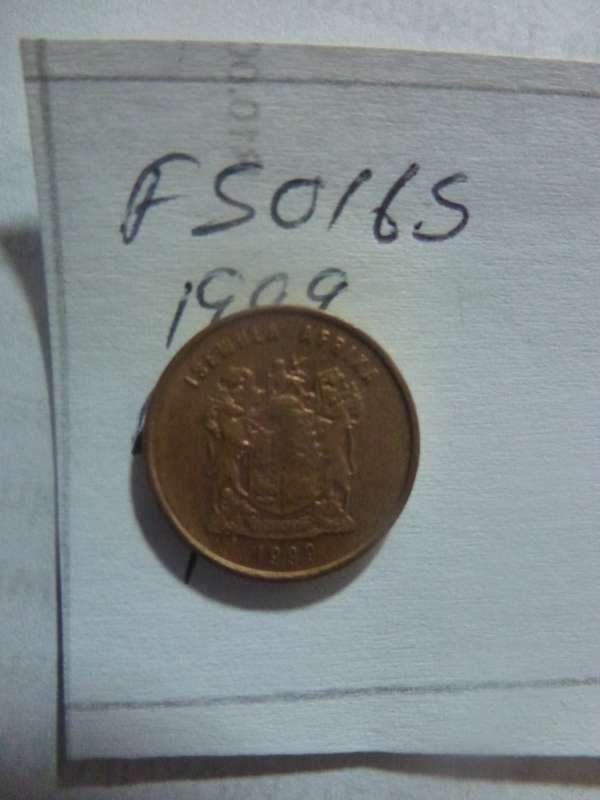 1999 Republic of South Africa 1 cent