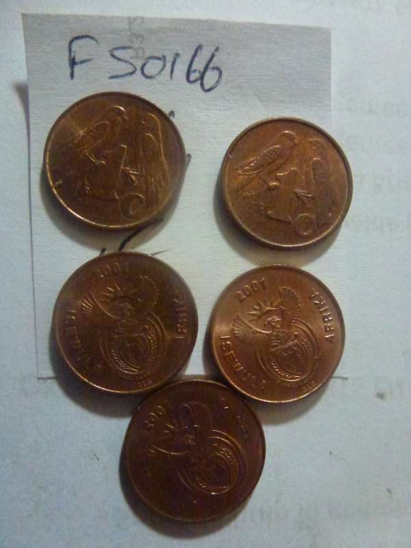 2001 Republic of South Africa 1 cent
