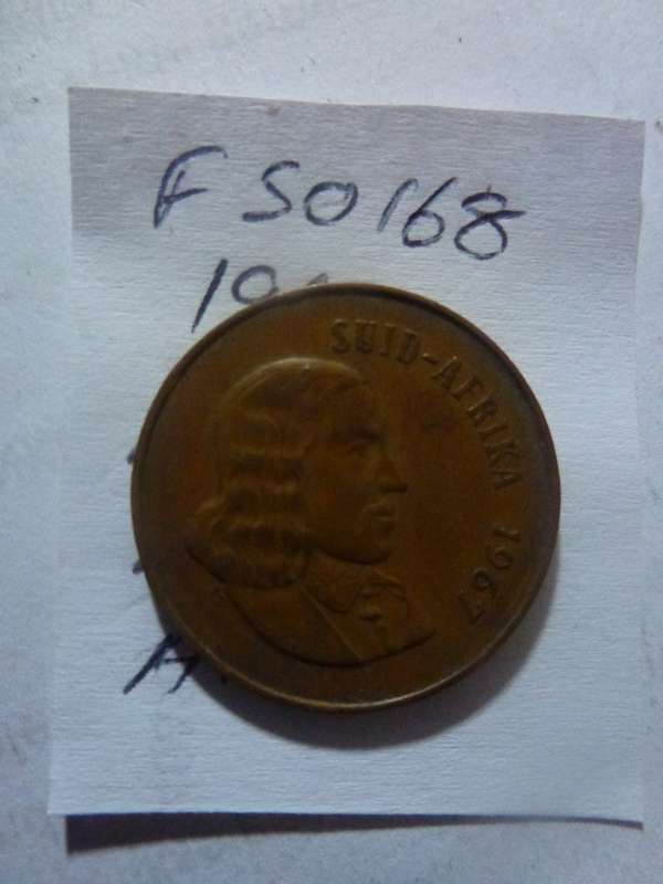 1967 Republic of South Africa 2 cent