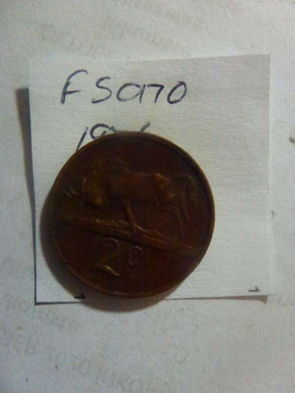 1976 Republic of South Africa 2 cent