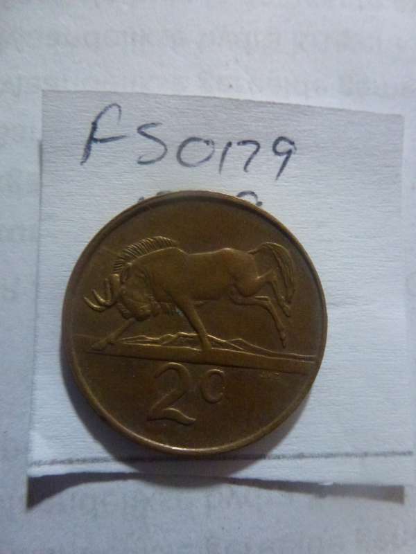 1989 Republic of South Africa 2 cent