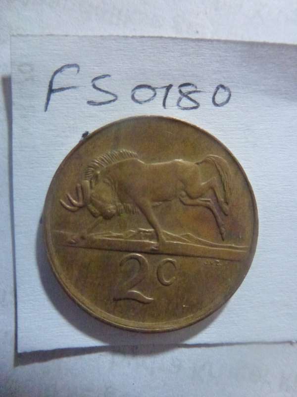 1990 Republic of South Africa 2 cent