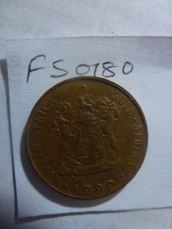 1990 Republic of South Africa 2 cent