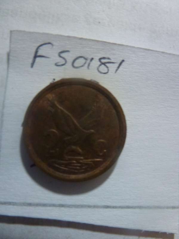 1993 Republic of South Africa 2 cent