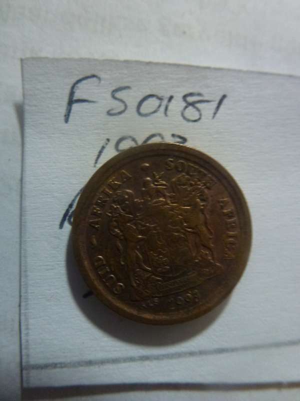 1993 Republic of South Africa 2 cent