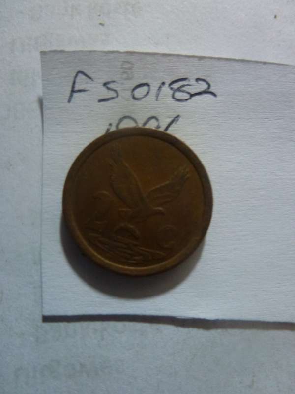 1996 Republic of South Africa 2 cent