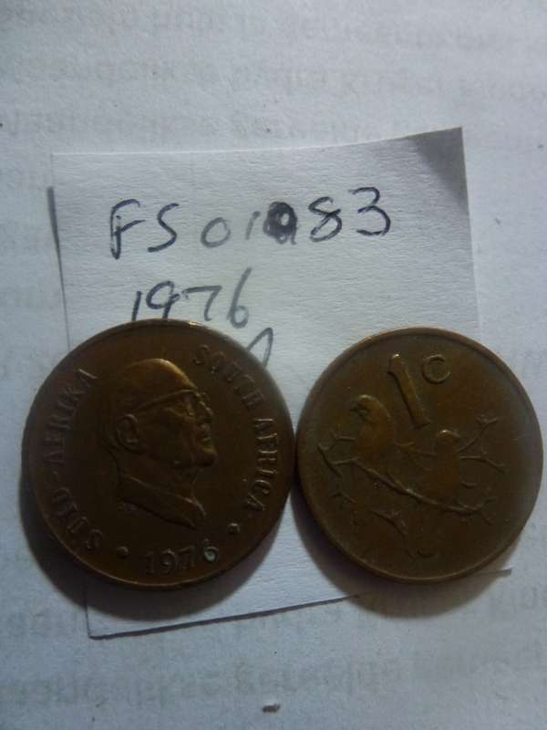 1976 Republic of South Africa 1 cent