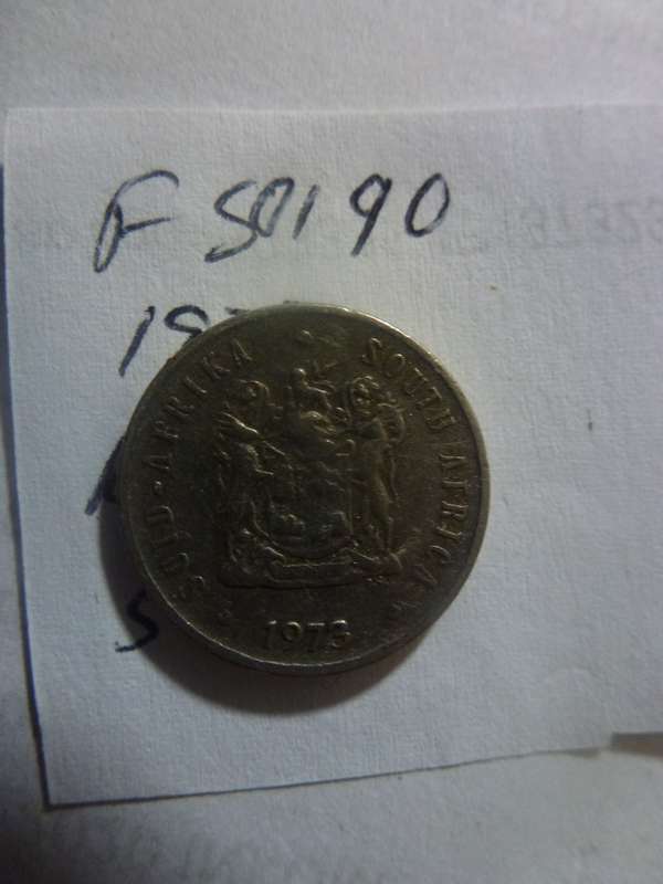 1973 Republic of South Africa 5 cent