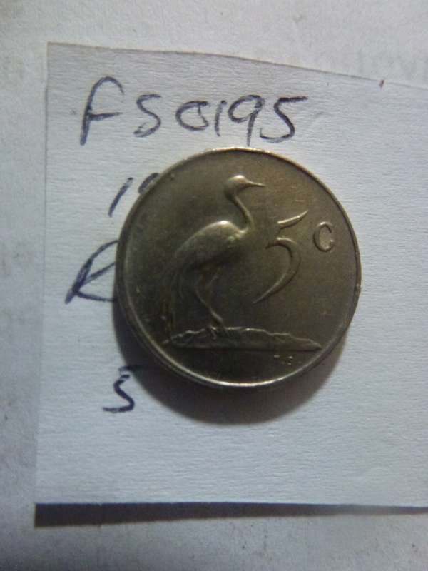 1978 Republic of South Africa 5 cent