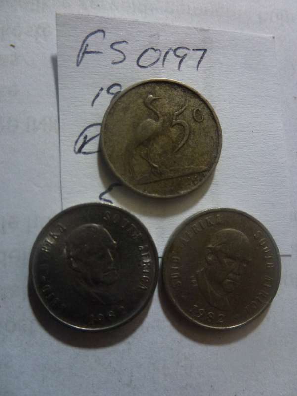 1982 Republic of South Africa 5 cent