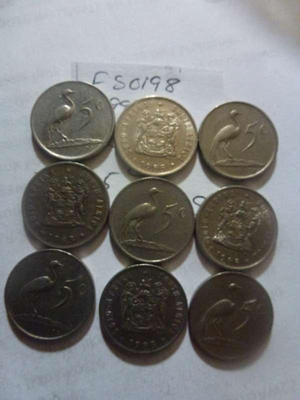 1983 Republic of South Africa 5 cent