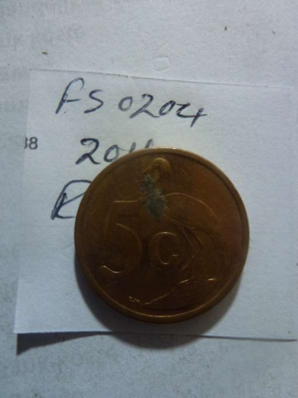 2011 Republic of South Africa 5 cent