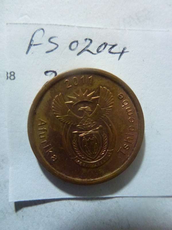 2011 Republic of South Africa 5 cent