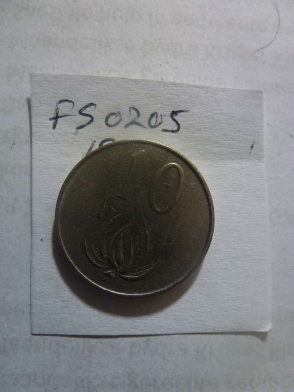 1970 Republic of South Africa 10 cent