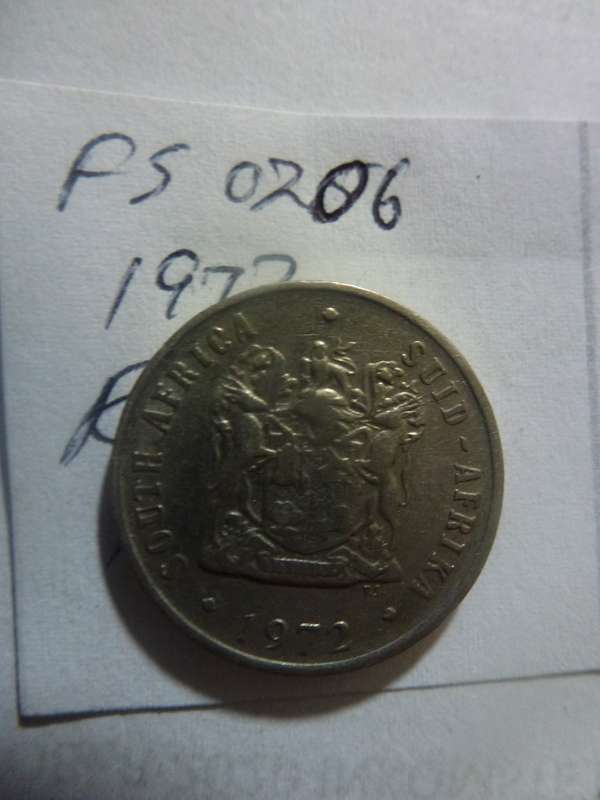 1972 Republic of South Africa 10 cent
