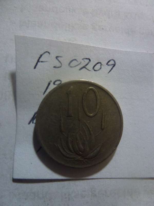 1977 Republic of South Africa 10 cent