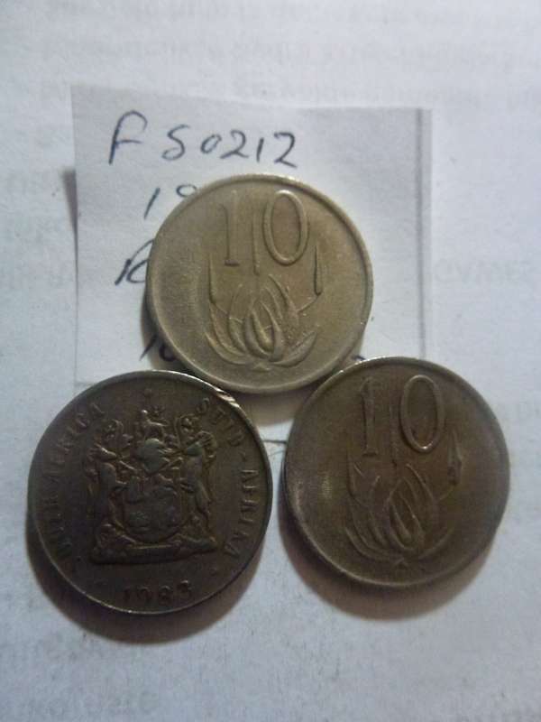 1983 Republic of South Africa 10 cent