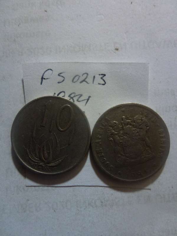 1984 Republic of South Africa 10 cent