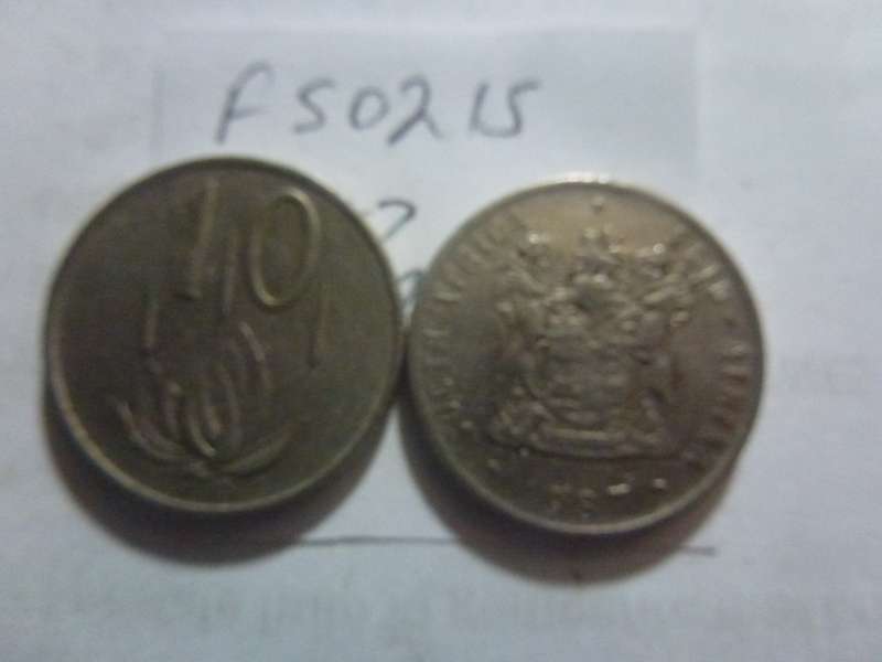 1987 Republic of South Africa 10 cent