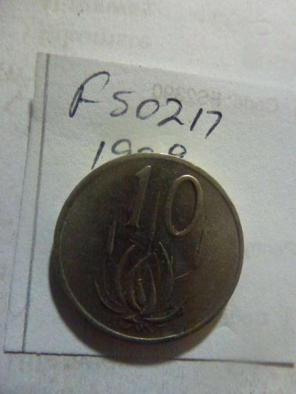 1989 Republic of South Africa 10 cent