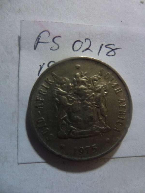 1975 Republic of South Africa 20 cent