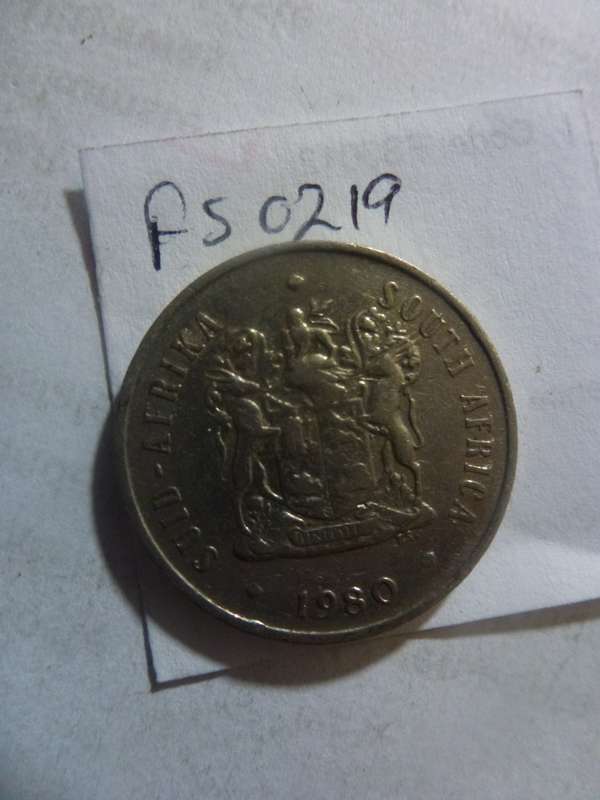 1980 Republic of South Africa 20 cent