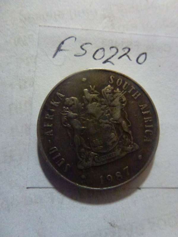 1987 Republic of South Africa 20 cent