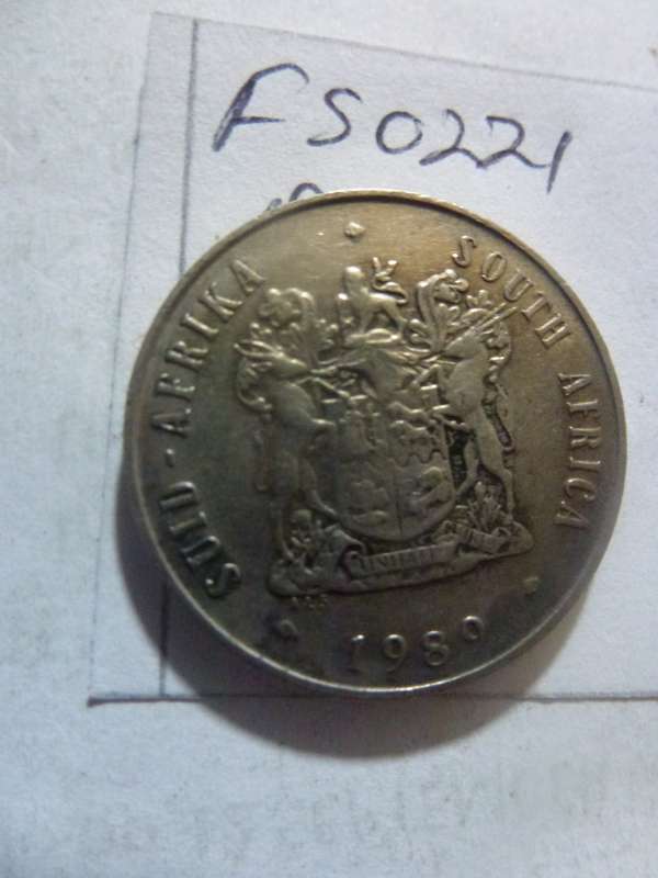 1989 Republic of South Africa 20 cent