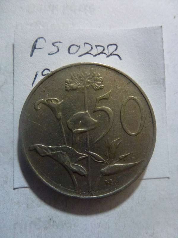 1977 Republic of South Africa 50 cent