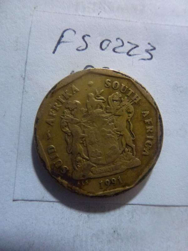 1991 Republic of South Africa 50 cent